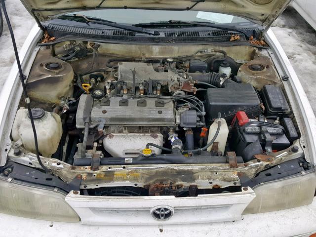 1NXBB02EXVZ616019 - 1997 TOYOTA COROLLA DX WHITE photo 7