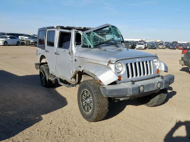 1J8GB59147L118913 - 2007 JEEP WRANGLER S GRAY photo 1