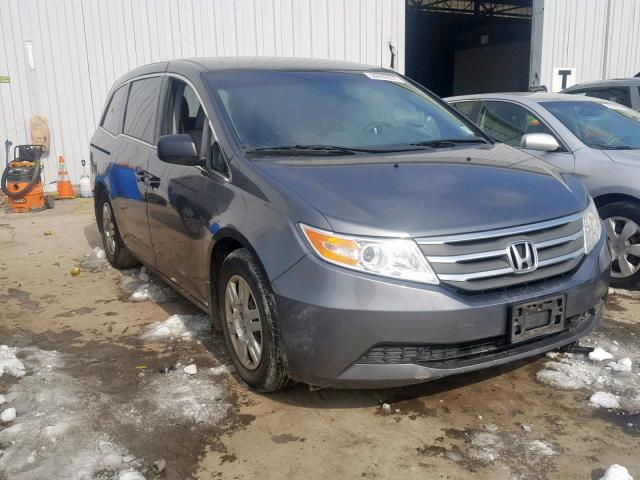 5FNRL5H27BB006898 - 2011 HONDA ODYSSEY LX GRAY photo 1