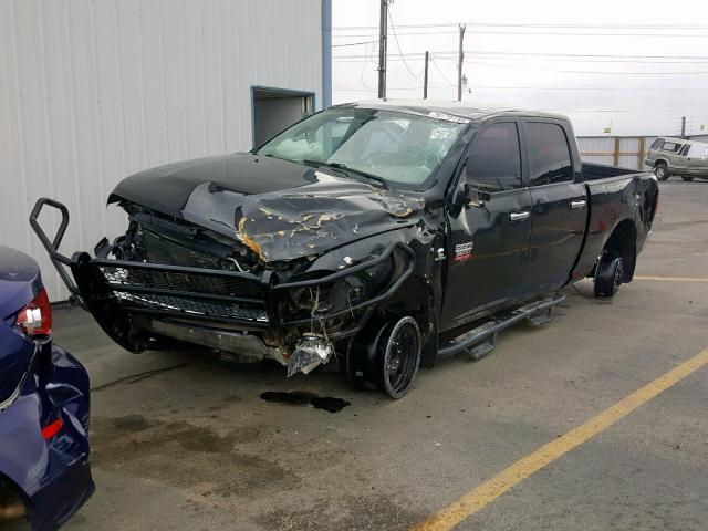 3D73Y3CL8AG138837 - 2010 DODGE RAM 3500 BLACK photo 2