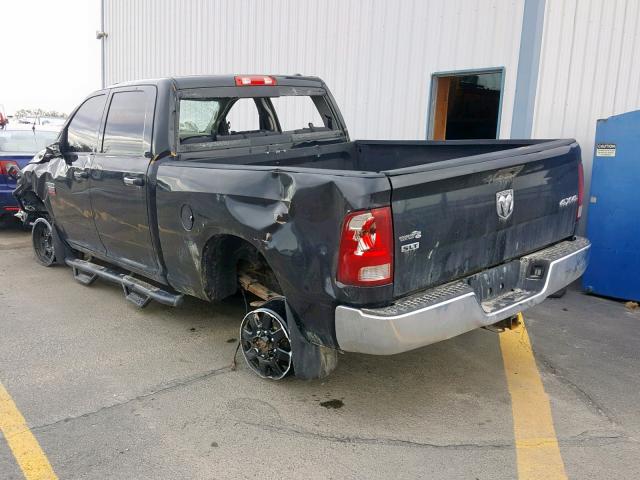 3D73Y3CL8AG138837 - 2010 DODGE RAM 3500 BLACK photo 3