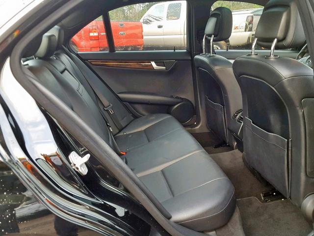 WDDGF4HB9DA851634 - 2013 MERCEDES-BENZ C 250 BLACK photo 6