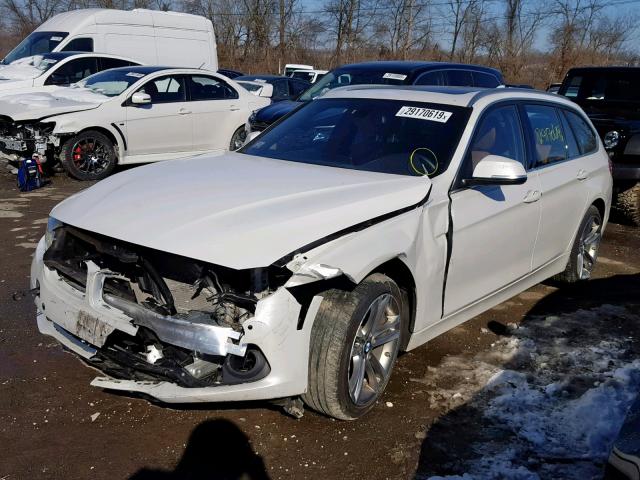WBA8J1C58GK710742 - 2016 BMW 328 D WHITE photo 2