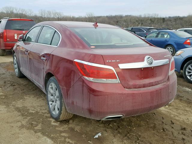 1G4GE5ED1BF103819 - 2011 BUICK LACROSSE C MAROON photo 3