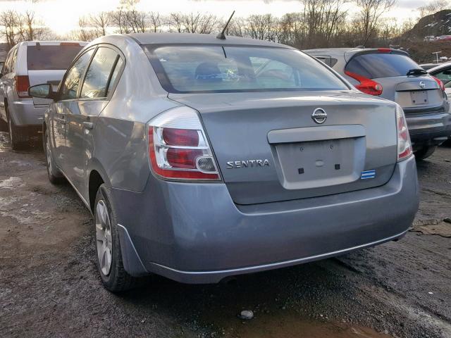 3N1AB61E08L634471 - 2008 NISSAN SENTRA 2.0 GRAY photo 3