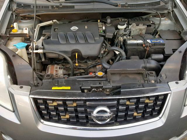 3N1AB61E08L634471 - 2008 NISSAN SENTRA 2.0 GRAY photo 7