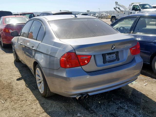 WBAPH5C55BA447428 - 2011 BMW 328 I SULE GRAY photo 3