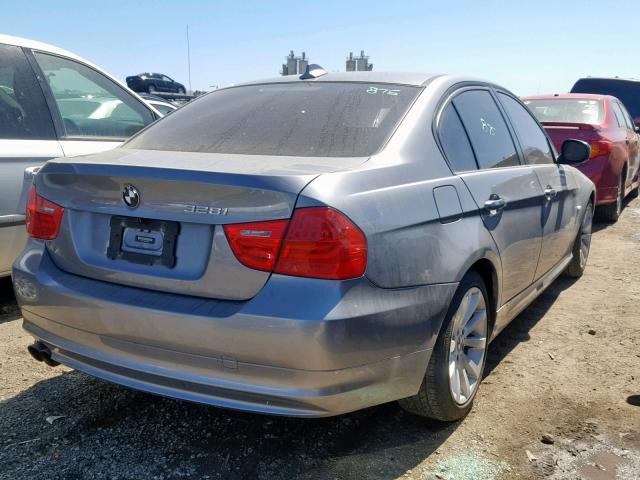 WBAPH5C55BA447428 - 2011 BMW 328 I SULE GRAY photo 4