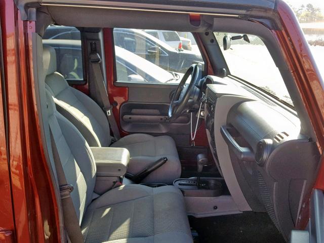 1J4GB59127L157016 - 2007 JEEP WRANGLER S Շագանակագույն լուսանկար 5