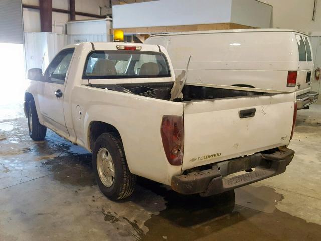 1GCCS148858194931 - 2005 CHEVROLET COLORADO WHITE photo 3