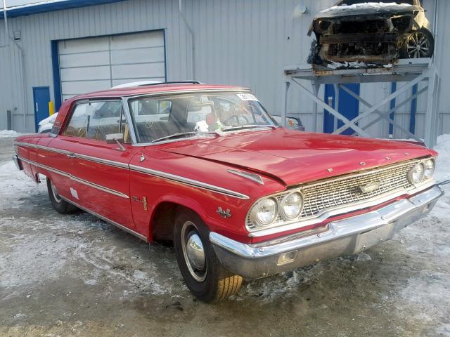 3E63X189461 - 1963 FORD GALAXIE RED photo 1