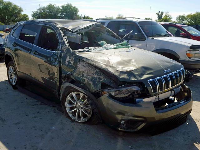 1C4PJLCB2KD272278 - 2019 JEEP CHEROKEE L GREEN photo 1