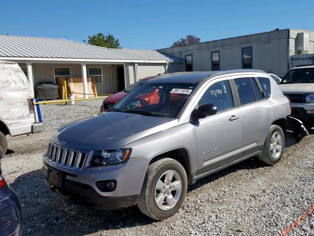 1C4NJCBA1FD262380 - 2015 JEEP COMPASS SP 银色 照片 2