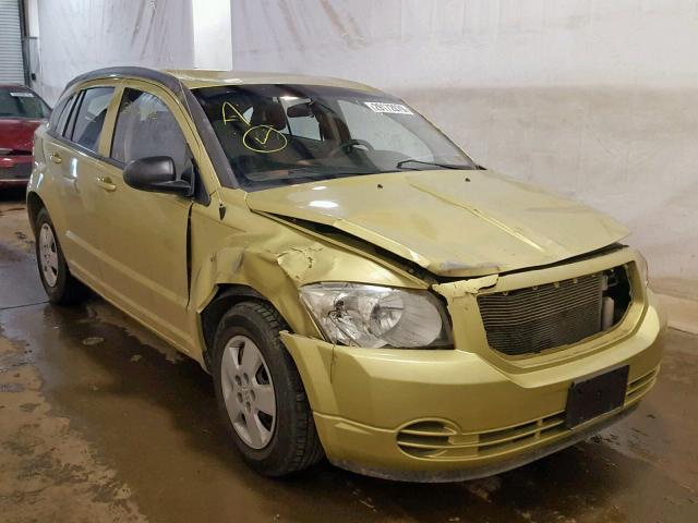 1B3CB4HA6AD560757 - 2010 DODGE CALIBER SX GREEN photo 1