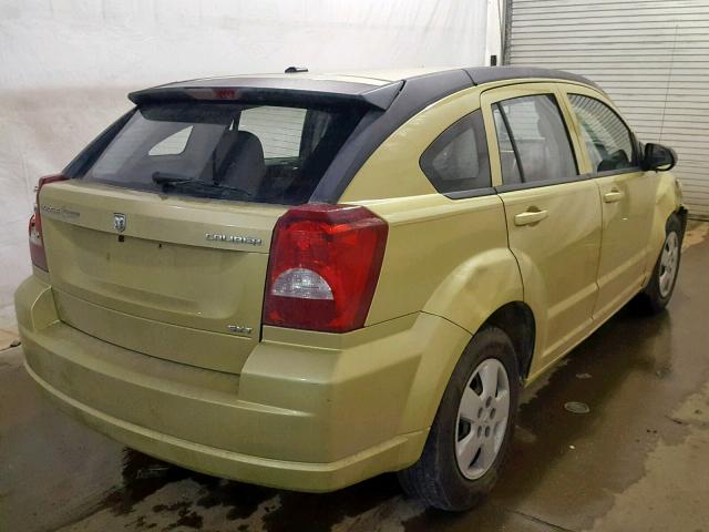 1B3CB4HA6AD560757 - 2010 DODGE CALIBER SX GREEN photo 4