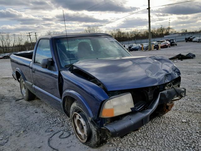 1GTCS145818129903 - 2001 GMC SONOMA BLUE photo 1