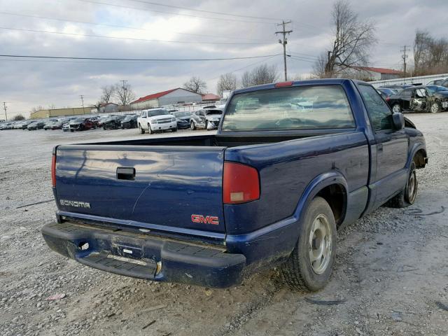 1GTCS145818129903 - 2001 GMC SONOMA BLUE photo 4