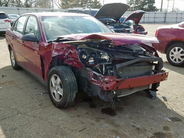 1G1ZT54894F227033 - 2004 CHEVROLET MALIBU LS MAROON photo 1