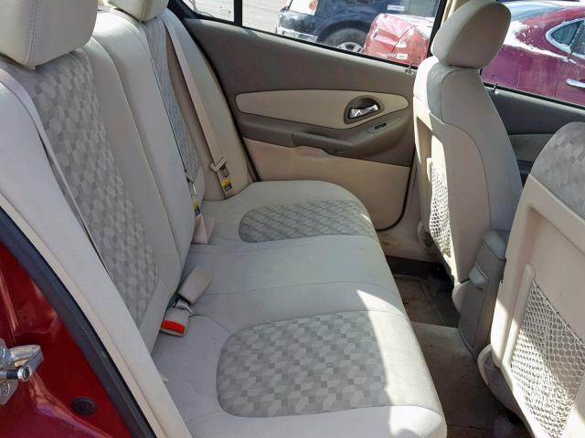 1G1ZT54894F227033 - 2004 CHEVROLET MALIBU LS MAROON photo 6