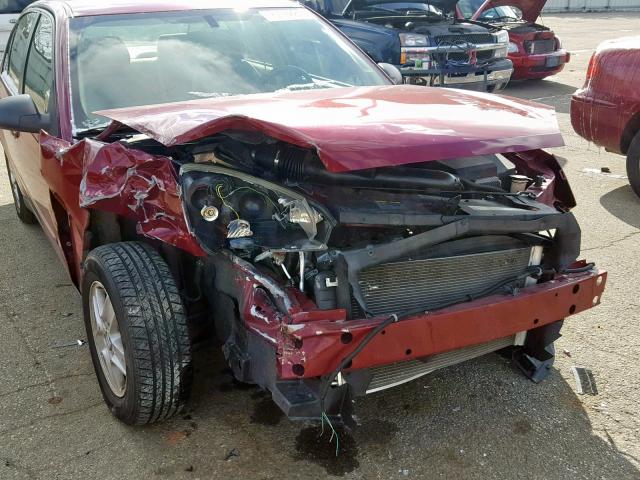 1G1ZT54894F227033 - 2004 CHEVROLET MALIBU LS MAROON photo 9