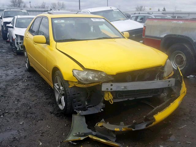 JTHBD182010030107 - 2001 LEXUS IS 300 YELLOW photo 1