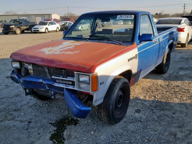 1B7FL26X0LS766787 - 1990 DODGE DAKOTA TWO TONE photo 2