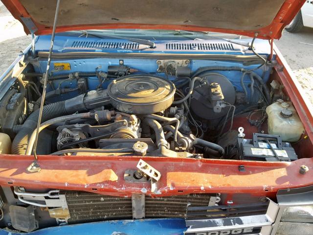 1B7FL26X0LS766787 - 1990 DODGE DAKOTA TWO TONE photo 7