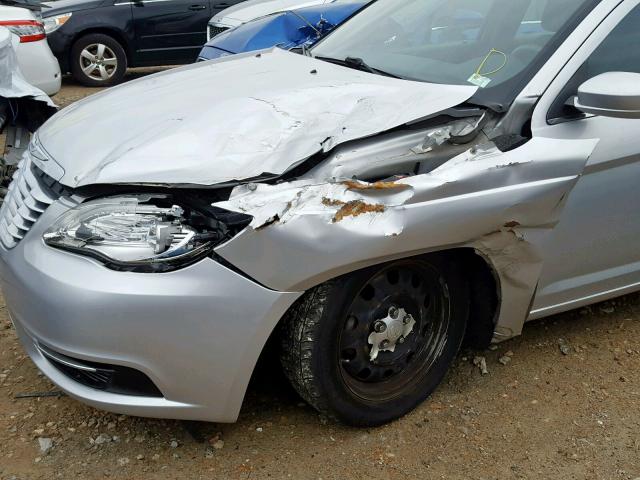 1C3CCBAB3CN159798 - 2012 CHRYSLER 200 LX SILVER photo 9