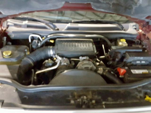 1J8HG48P07C584960 - 2007 JEEP COMMANDER MAROON photo 7