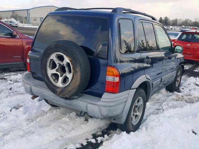 2CNBJ734846914096 - 2004 CHEVROLET TRACKER ZR BLUE photo 4