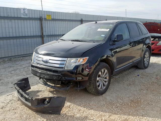 2FMDK39C27BB55177 - 2007 FORD EDGE SEL P BLACK photo 2