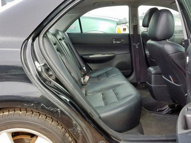 1YVHP80D945N84109 - 2004 MAZDA 6 S BLACK photo 6