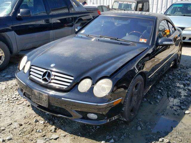 WDBPJ75J33A037207 - 2003 MERCEDES-BENZ CL 500 BLACK photo 2