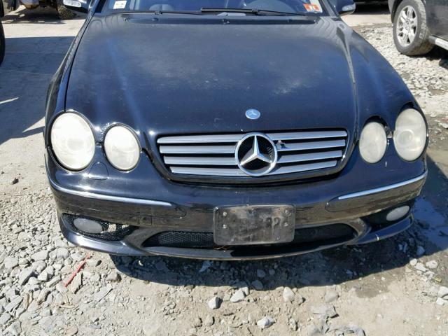 WDBPJ75J33A037207 - 2003 MERCEDES-BENZ CL 500 BLACK photo 9