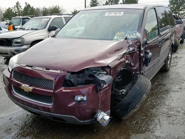 1GNDV23137D219130 - 2007 CHEVROLET UPLANDER L 红色 照片 2