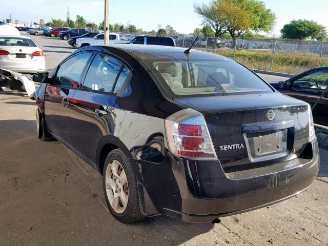 3N1AB61E58L670849 - 2008 NISSAN SENTRA 2.0 BLACK photo 3