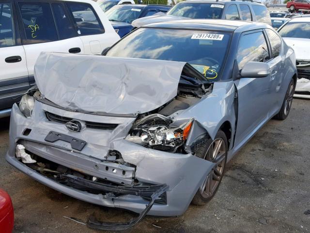 JTKJF5C72B3017949 - 2011 TOYOTA SCION TC GRAY photo 2