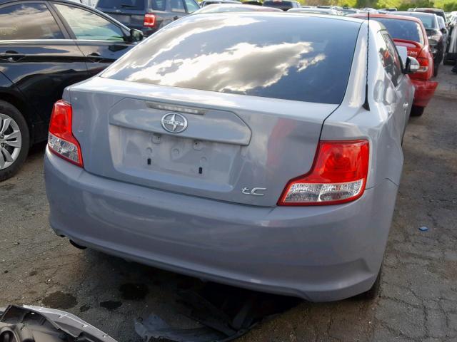JTKJF5C72B3017949 - 2011 TOYOTA SCION TC GRAY photo 4