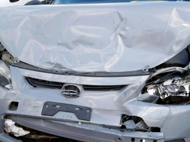 JTKJF5C72B3017949 - 2011 TOYOTA SCION TC GRAY photo 7