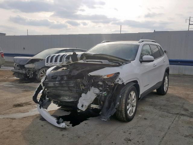 1C4PJMDS4FW649224 - 2015 JEEP CHEROKEE L WHITE photo 2