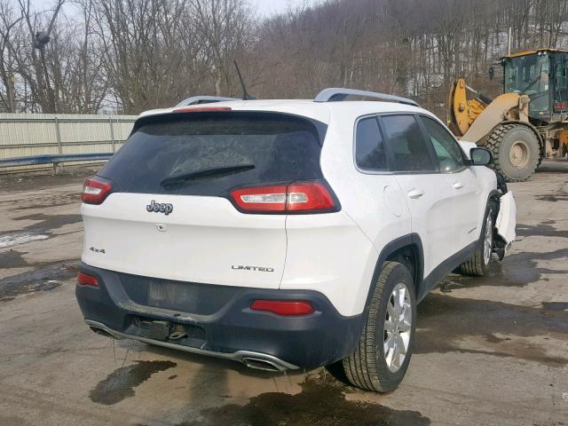 1C4PJMDS4FW649224 - 2015 JEEP CHEROKEE L WHITE photo 4