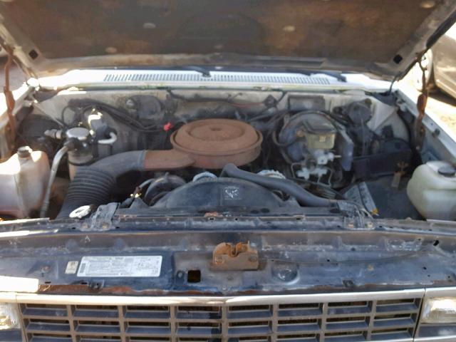 1GNER16K7MF148344 - 1991 CHEVROLET SUBURBAN R WHITE photo 7