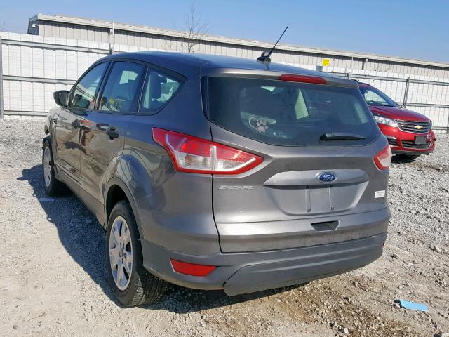 1FMCU0F77DUD38799 - 2013 FORD ESCAPE S GRAY photo 3