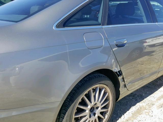 WAUDL74F76N118412 - 2006 AUDI A6 4.2 QUA SILVER photo 9