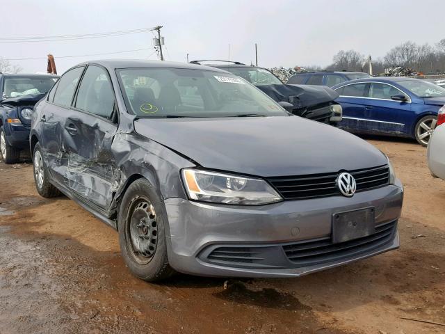 3VW2K7AJ3BM365501 - 2011 VOLKSWAGEN JETTA BASE Գրաֆիտ լուսանկար 1