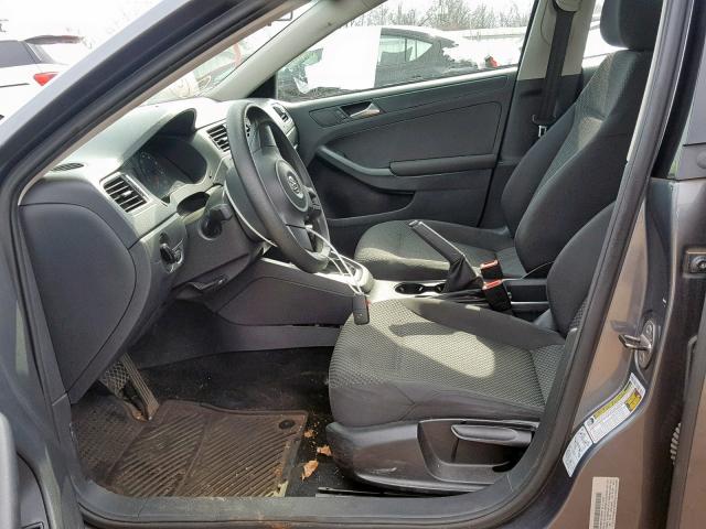 3VW2K7AJ3BM365501 - 2011 VOLKSWAGEN JETTA BASE Գրաֆիտ լուսանկար 5