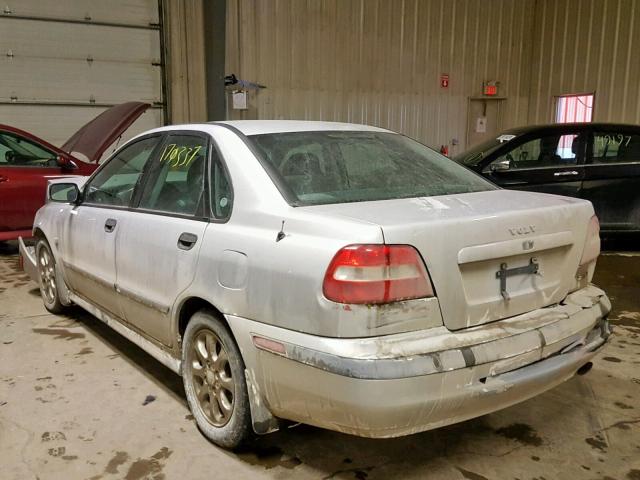 YV1VS29511F741650 - 2001 VOLVO S40 1.9T SILVER photo 3