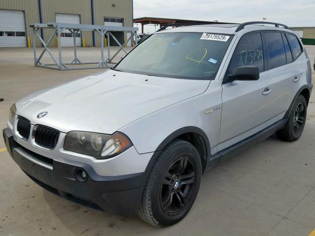 WBXPA934X5WD06146 - 2005 BMW X3 3.0I GRAY photo 2