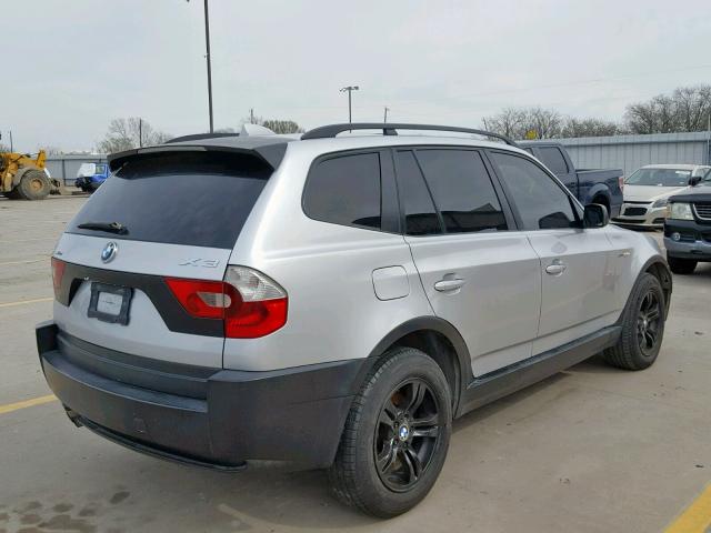 WBXPA934X5WD06146 - 2005 BMW X3 3.0I GRAY photo 4