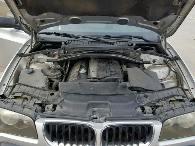 WBXPA934X5WD06146 - 2005 BMW X3 3.0I GRAY photo 7